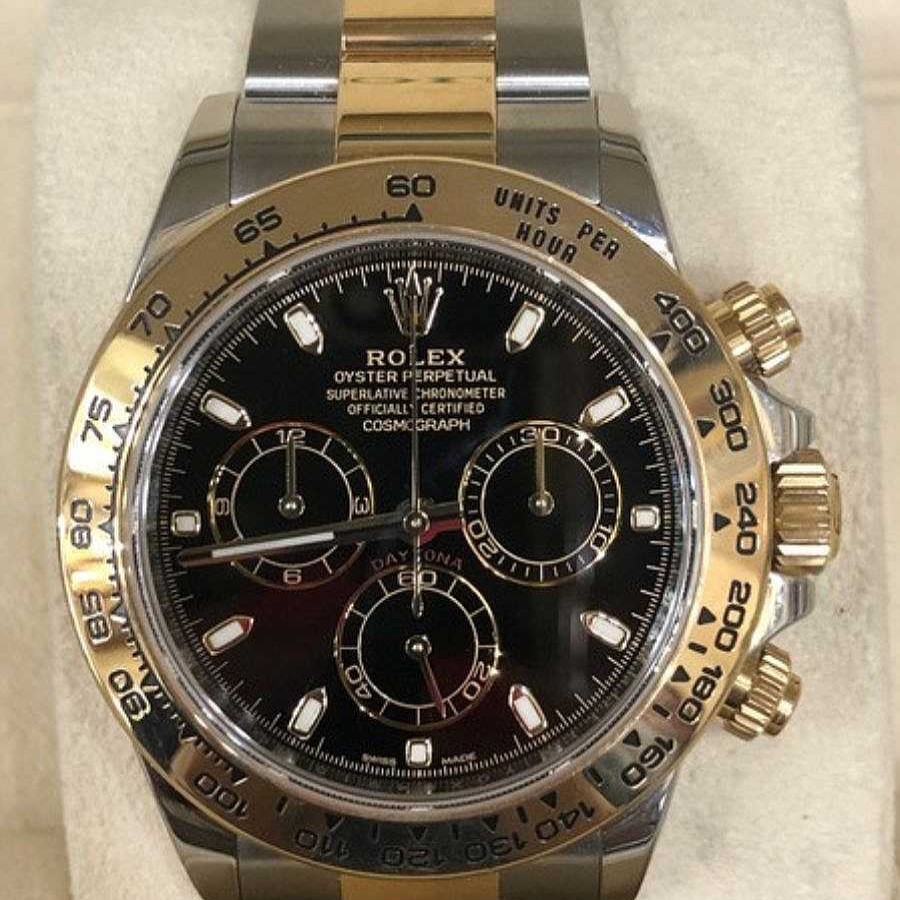 Rolex Daytona Acero Y Oro Esfera Negra A O 2022 | Joyería Finarte Online