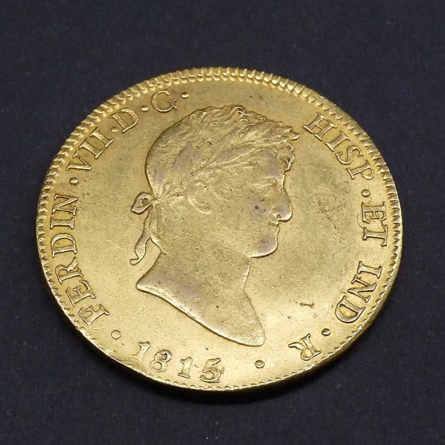 Moneda De 8 Escudos De Fernando Vii. 1815. M Xico-Hj. | Joyería Finarte New