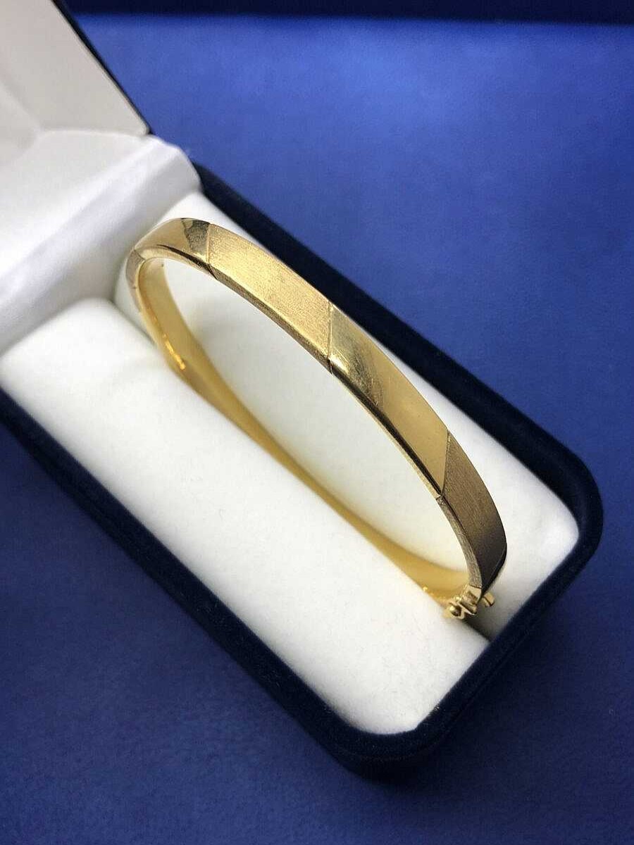 Pulsera Media Ca A Montada En Oro Amarillo De Ley 18Kts | Joyería Finarte Online