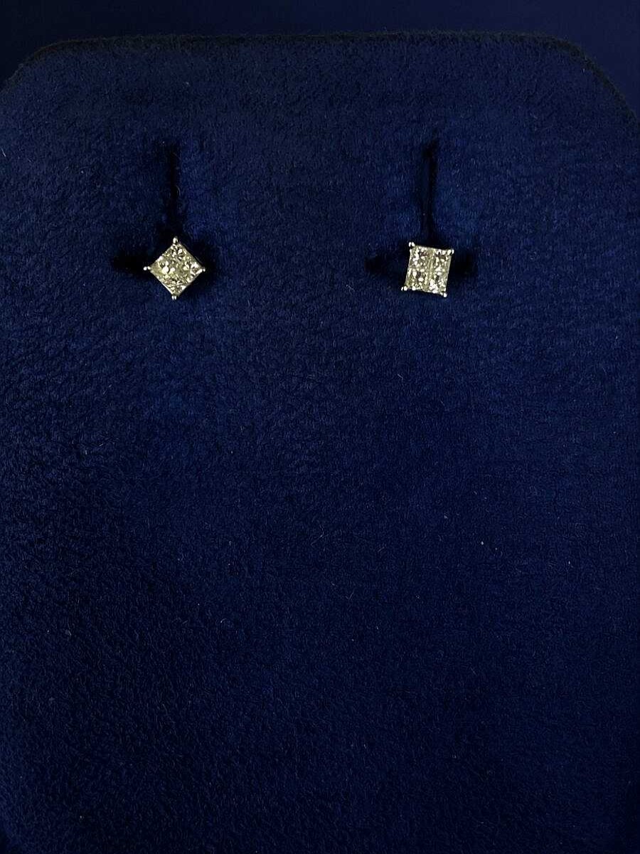 Pendientes Con Brillantes 0,10Cts Montado En Oro Blanco De Ley 18Kts | Joyería Finarte Best