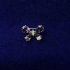 Broche Mariposa Con Piedra Amatista Y Brillantes Montado En Oro Blanco De Ley 18Kts | Joyería Finarte Hot