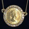 Colgante Con Moneda Libra Esterlina Aut Ntica De 22 Ktes. | Joyería Finarte Hot