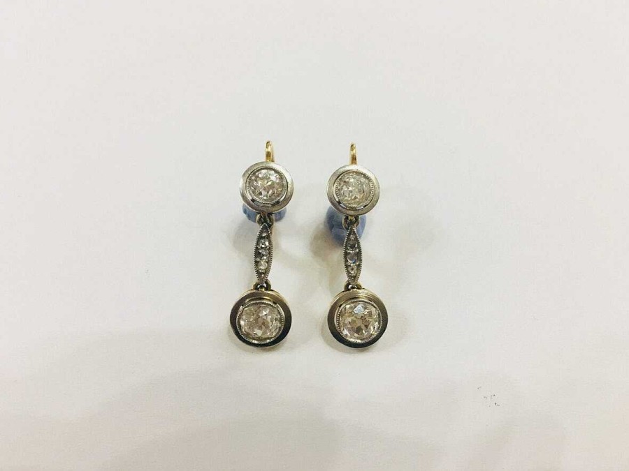 Pendientes Art-Dec Largos Diamantes. | Joyería Finarte Wholesale