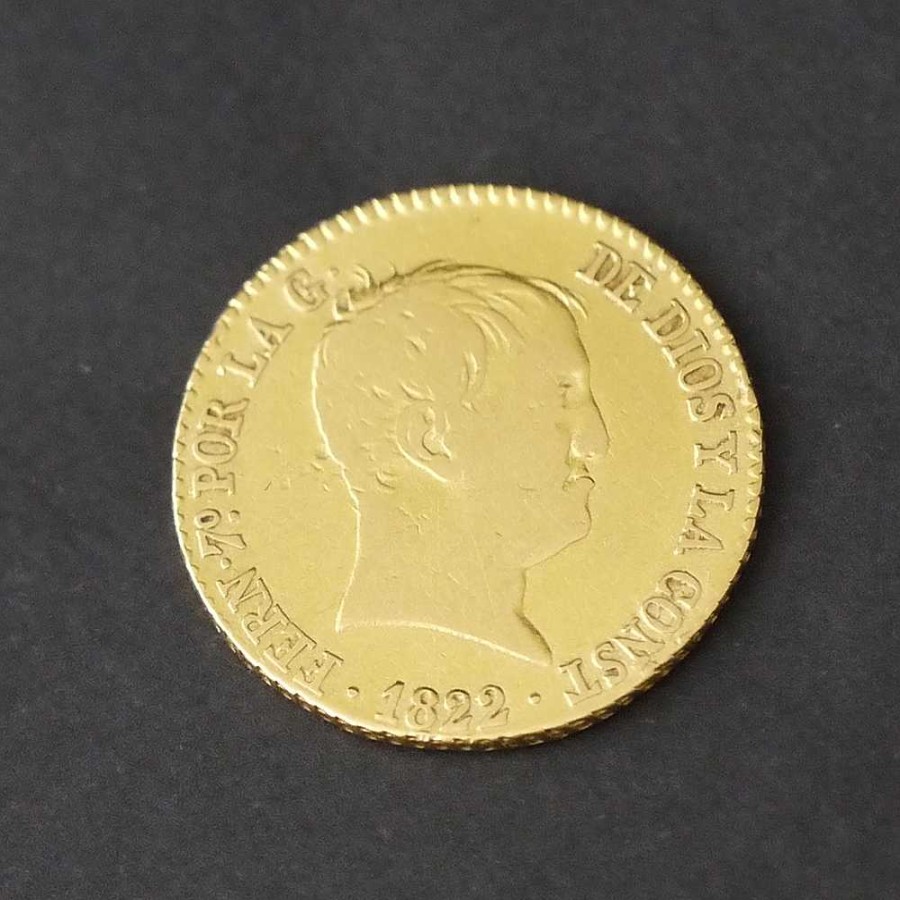 Moneda De Fernando Vii De 80 Reales. 1822. M-Sr. | Joyería Finarte Clearance